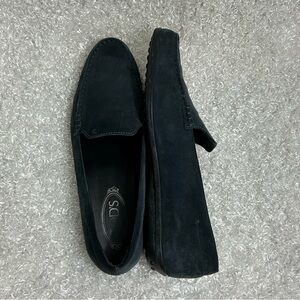 Tod’s Designer Shoes Womens Size 42 Blue Suede Loafers